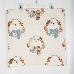 Llama scarf pillowcase autumn winter